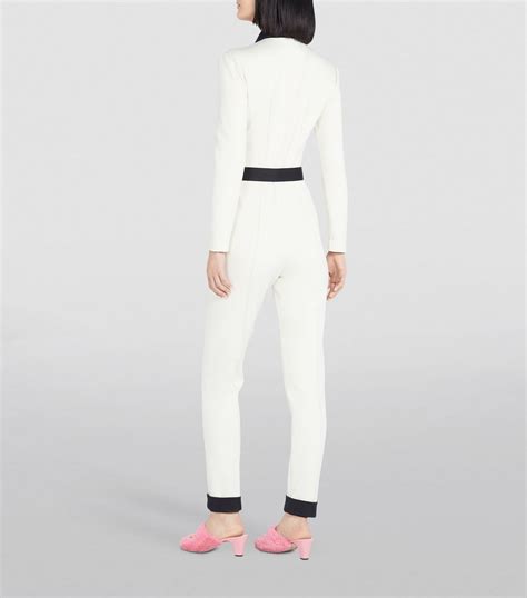 all white gucci jumpsuit|jumpsuit Gucci bodysuit.